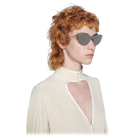 gucci cat eye mask sunglasses